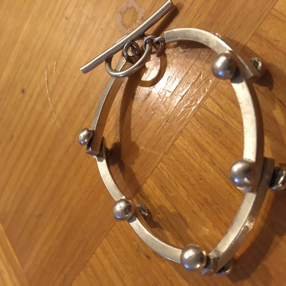 Sterling Silver Chunky Bracelet - 31.5g